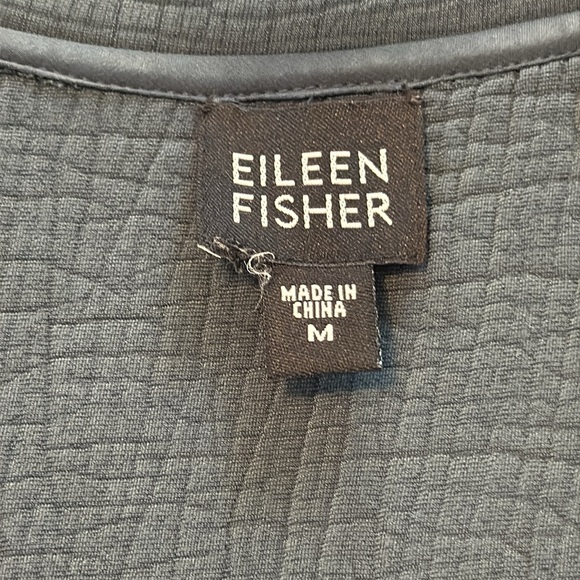 Eileen Fisher Textured Gray Jacket (M) - Picture 9 of 11